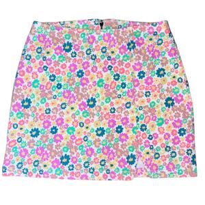 Wild Fable Spring Floral Colorful Midi Skirt Size 6